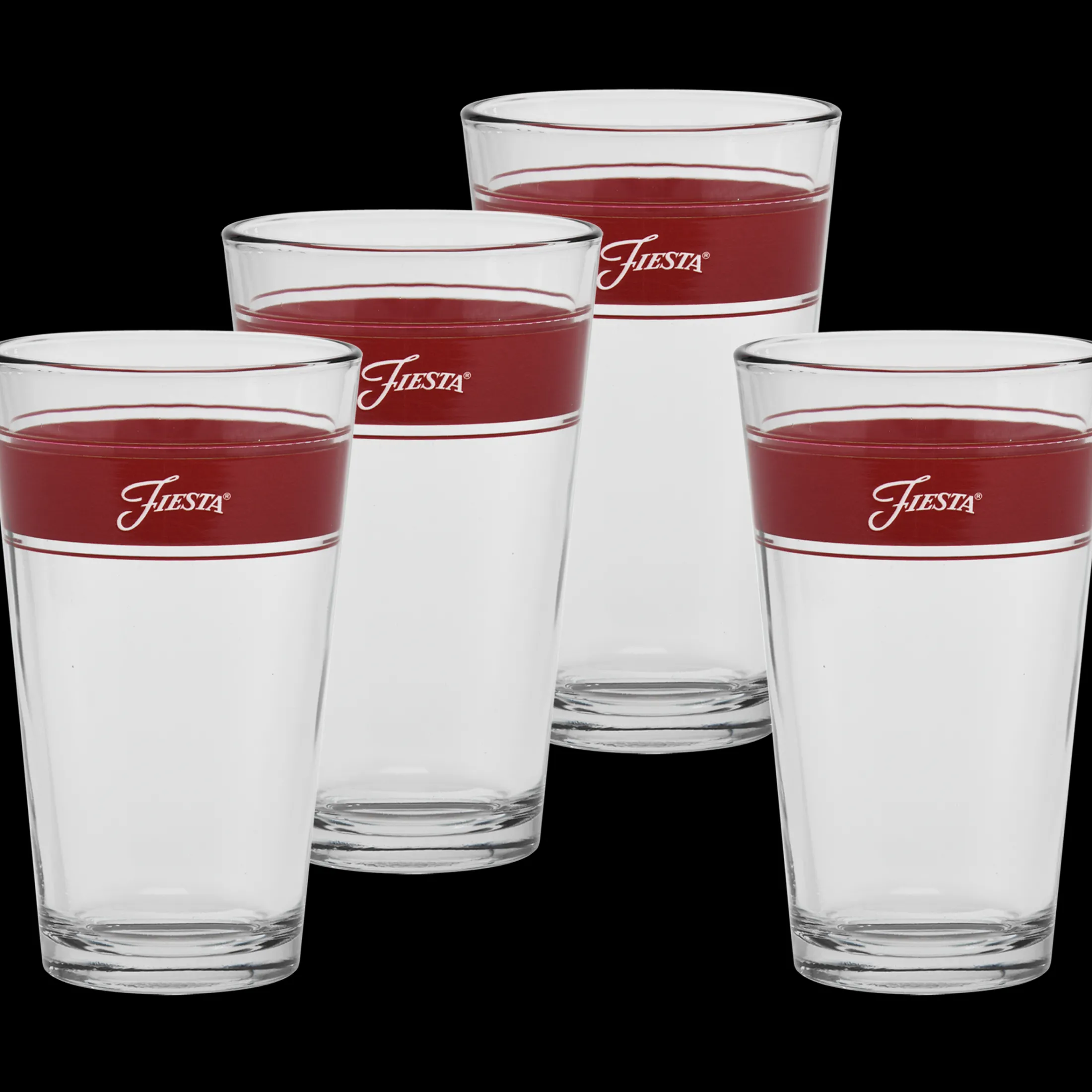 16 oz. Fiesta® Frame Cooler Scarlet - Set of 4