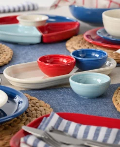 Americana Mixed Colors 4-Piece Condiment Set
