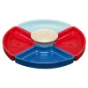 Americana 5-Piece Mixed Colors Entertaining Set 8 1/5 Inch