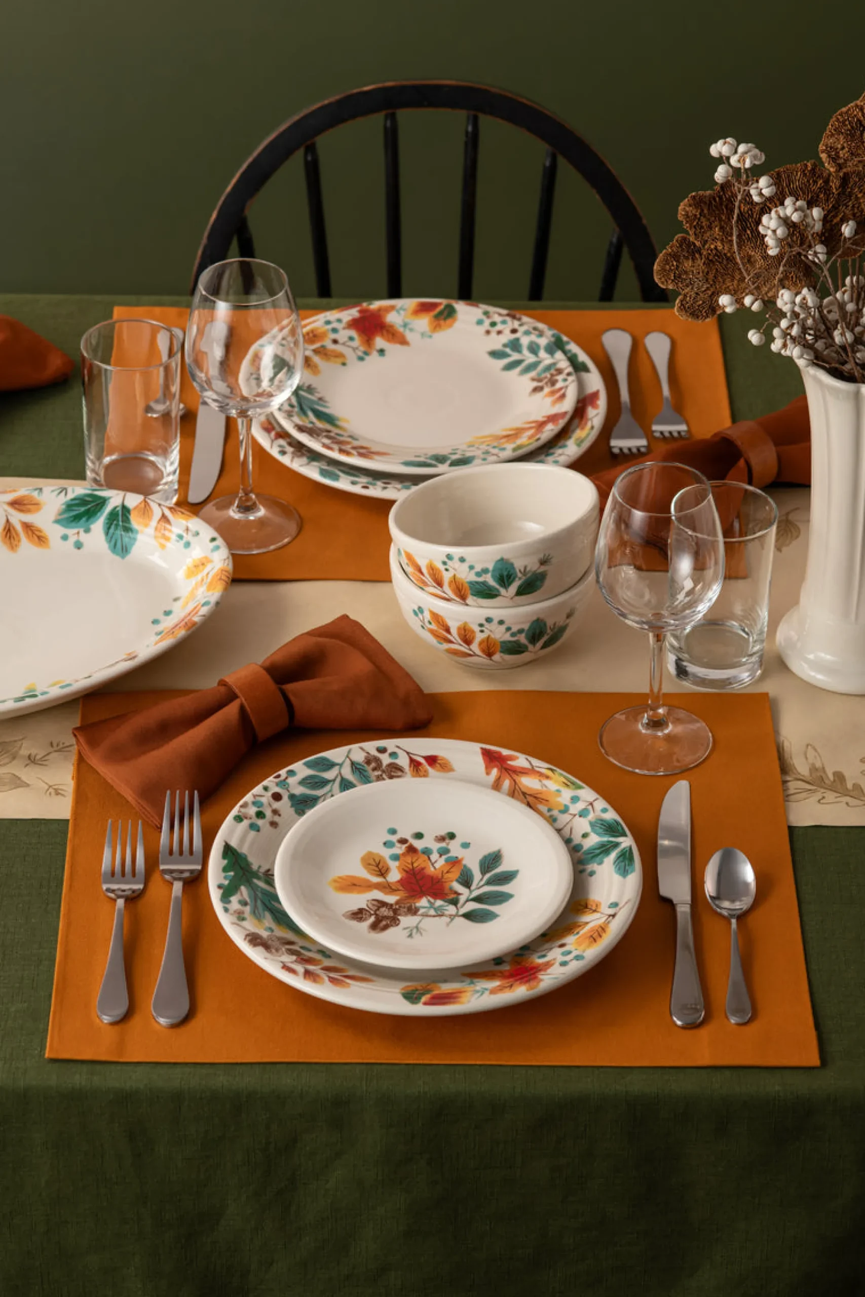 Autumn Fields Classic Rim 9 Inch Luncheon Plate