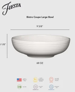 Bistro Coupe 9 5/8 Inch Large Bowl 68 OZ