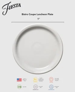 Bistro Coupe 9 Inch Luncheon Plate