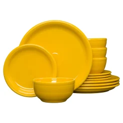 Bistro Coupe 12-Piece Dinnerware Set, Service for 4