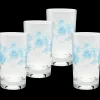 Botanical Floral 7 oz. Floral Juice Glass – Set of 4