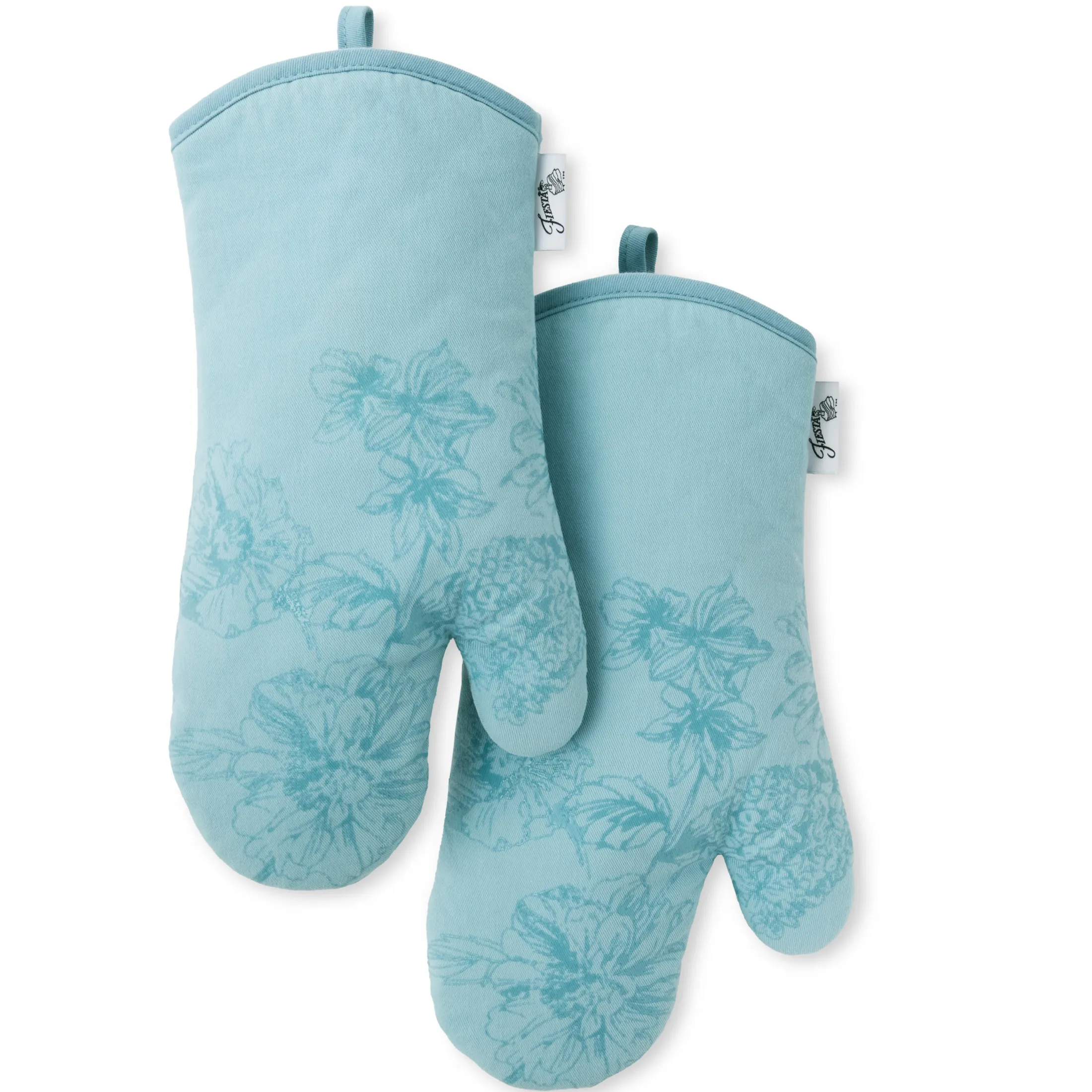 Botanical Floral 4-Pack Oven Mitt Set