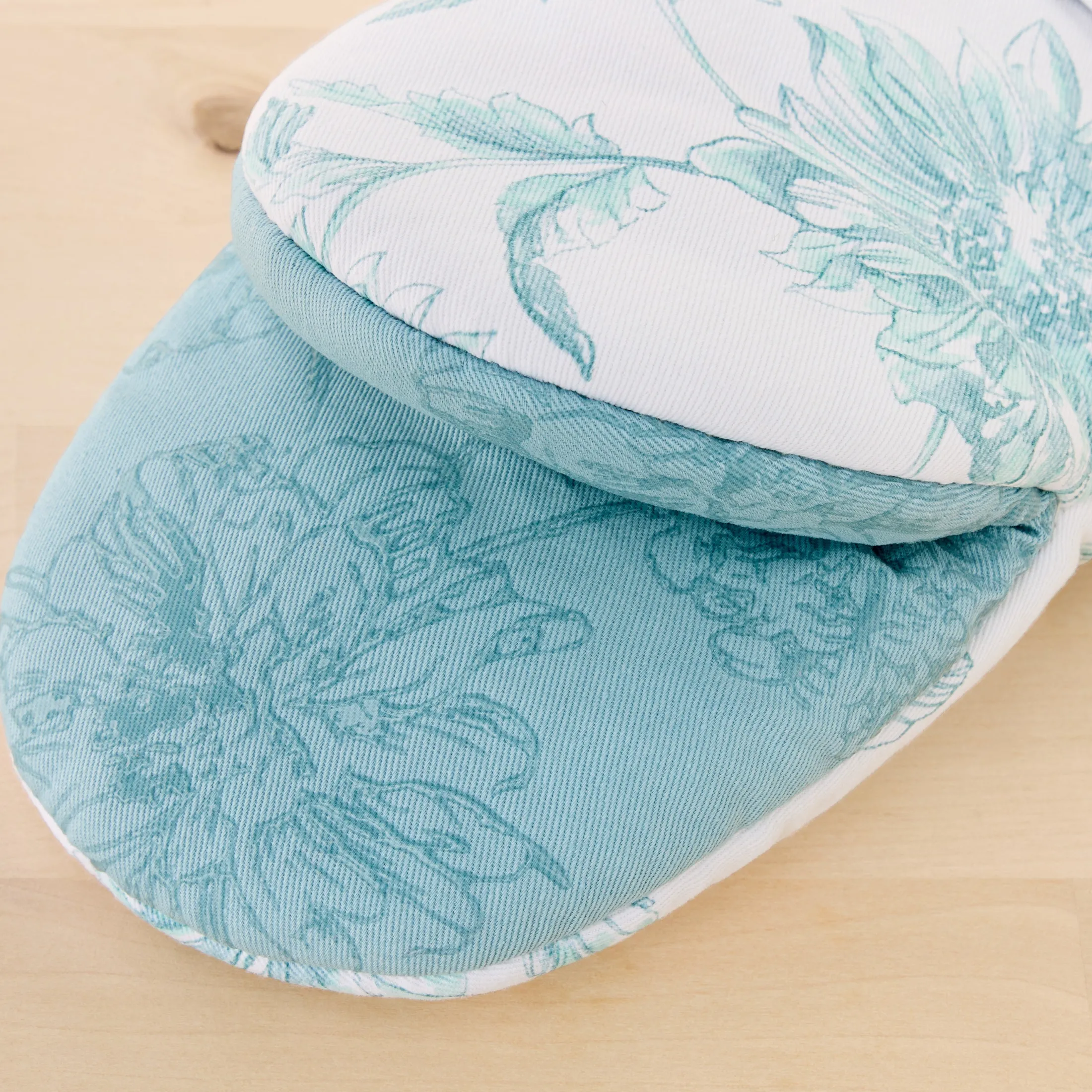 Botanical Floral 4-Pack Oven Mitt Set