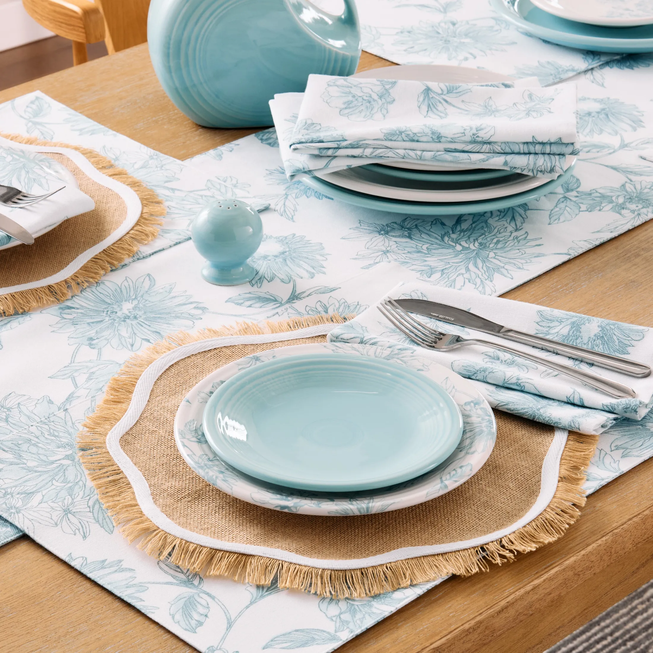 Botanical Floral Placemat Set of 4