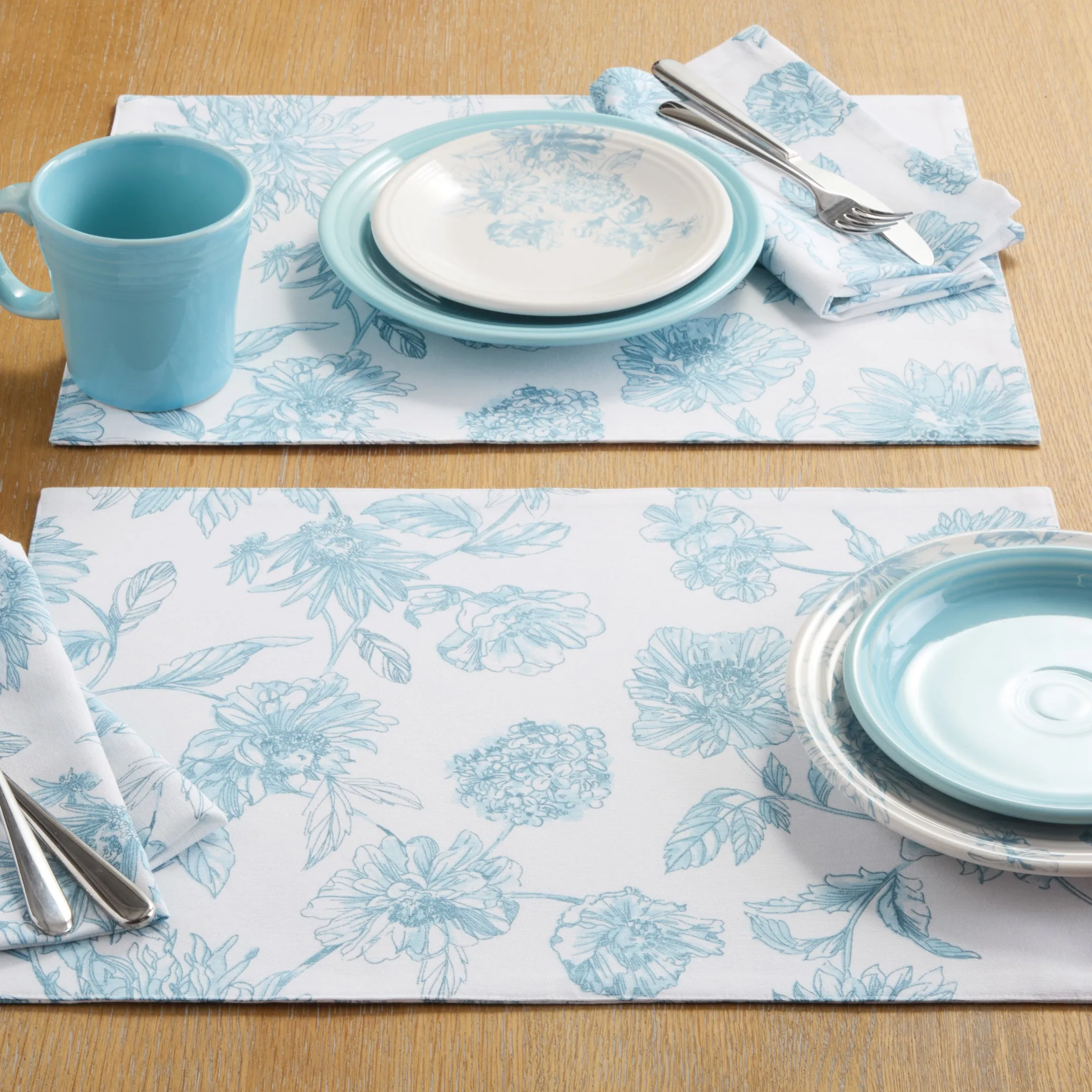 Botanical Floral Placemat Set of 4
