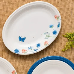 Breezy Floral 11 5/8 Inch Medium Oval Serving Platter