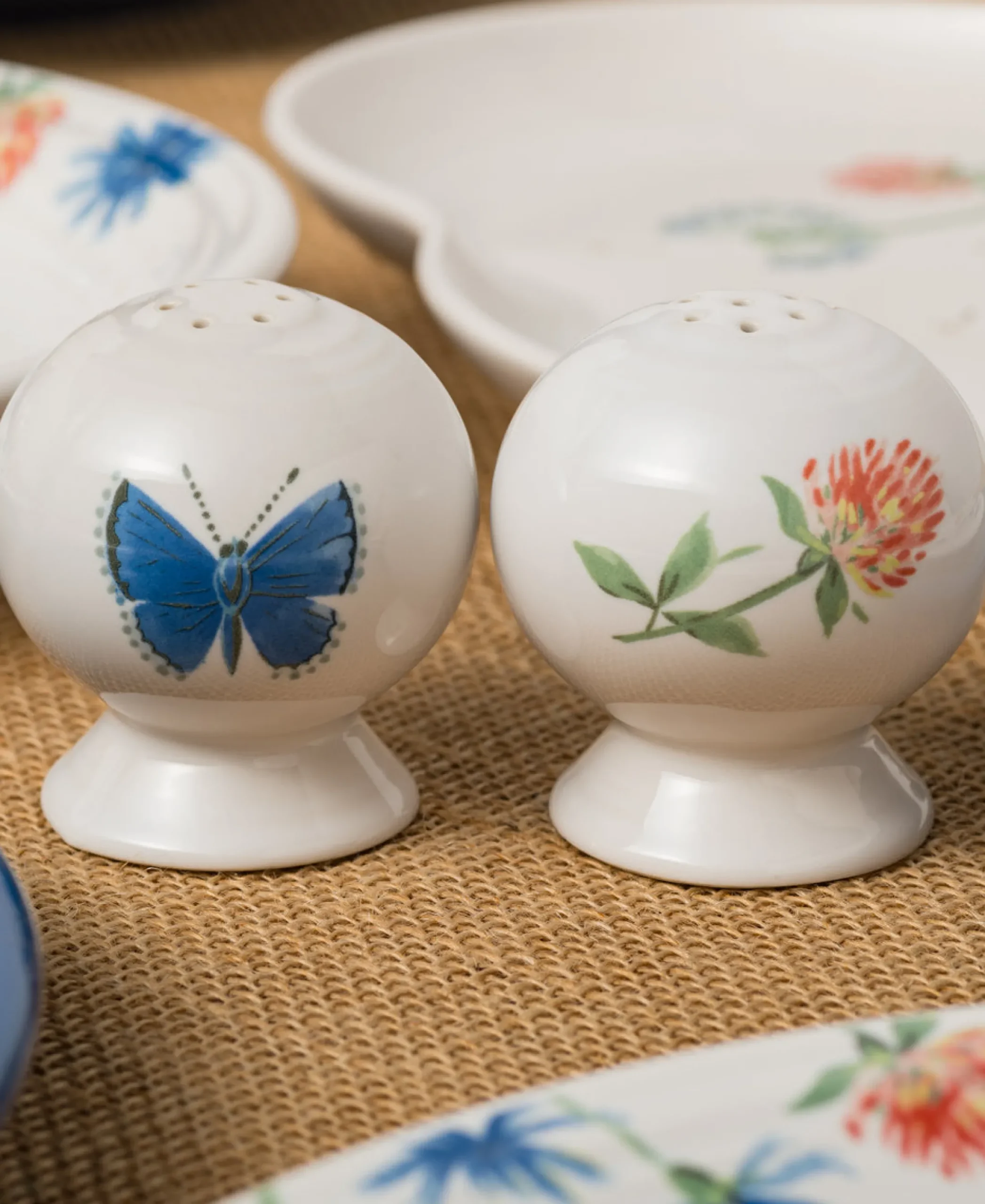 Breezy Floral 2 5/8 Inch Salt and Pepper Shaker Set