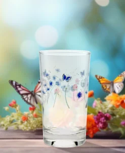 Breezy Floral 7 oz. Juice Glass – Set of 4