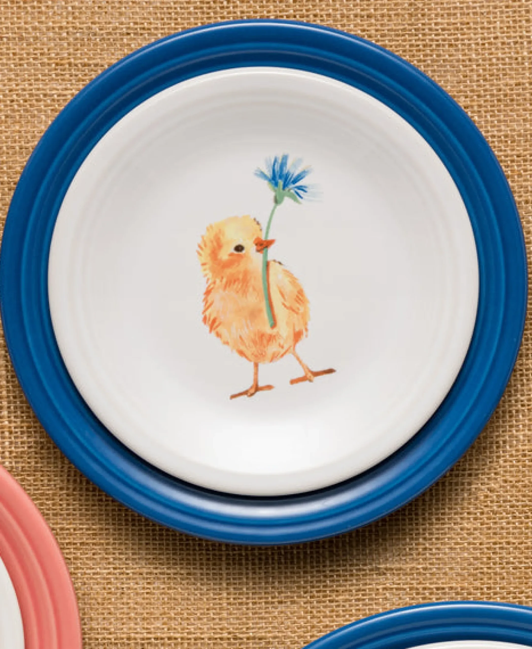 Breezy Floral Easter Classic Rim 7 1/4 Inch Salad Plate