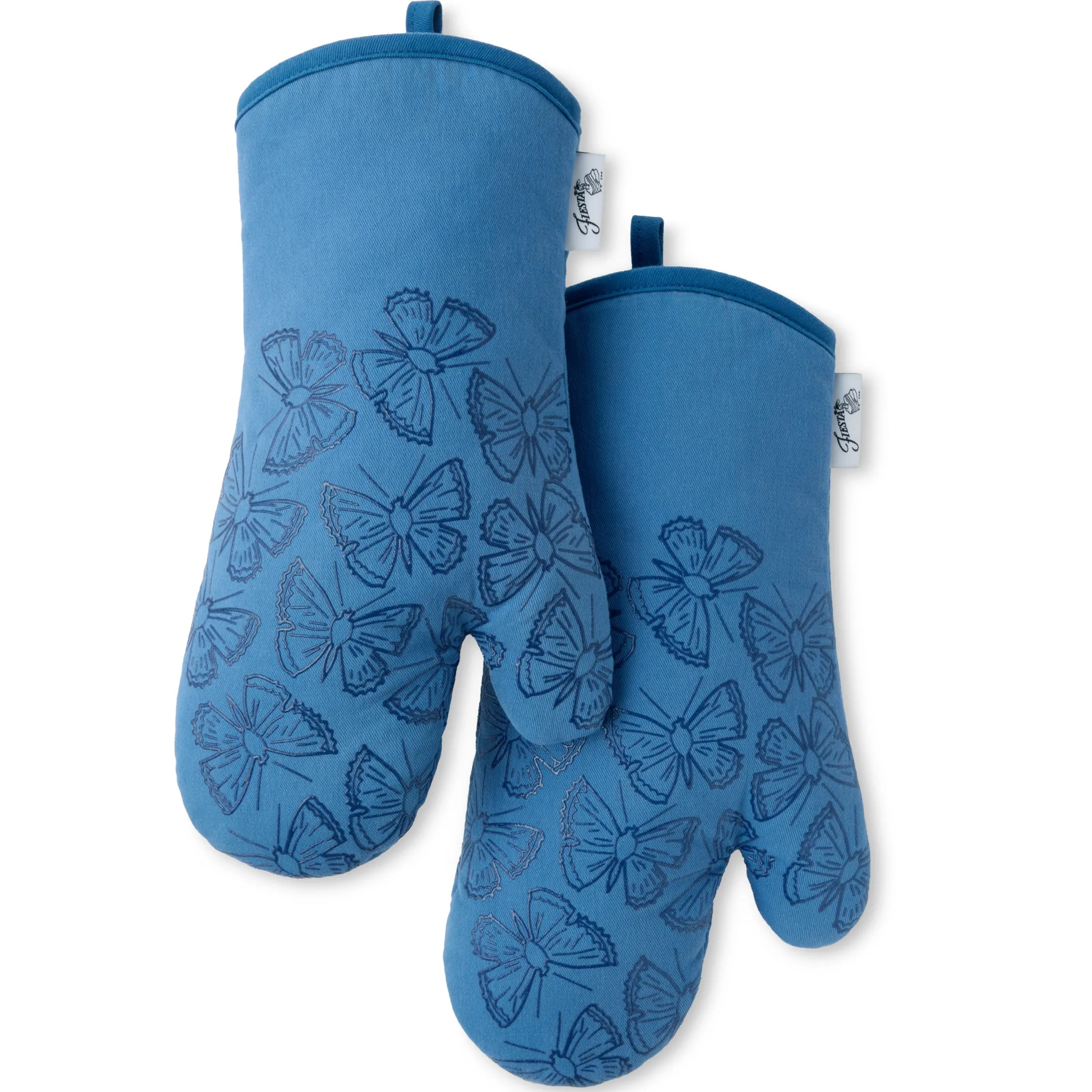 Breezy Floral 4-Pack Oven Mitt Set