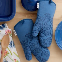 Breezy Floral 4-Pack Oven Mitt Set