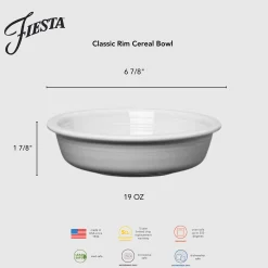 Classic Rim 6 7/8 Inch Cereal Bowl 19 OZ