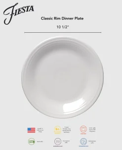 Classic Rim 10 1/2 Inch Dinner Plate Foundry