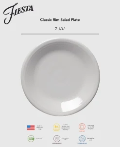 Classic Rim 7 1/4 Inch Salad Plate