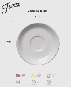 Classic Rim 5 7/8 Inch Saucer