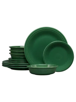 Classic Rim 12-Piece Dinnerware Set, Service for 4