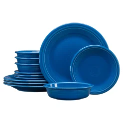 Classic Rim 12-Piece Dinnerware Set, Service for 4