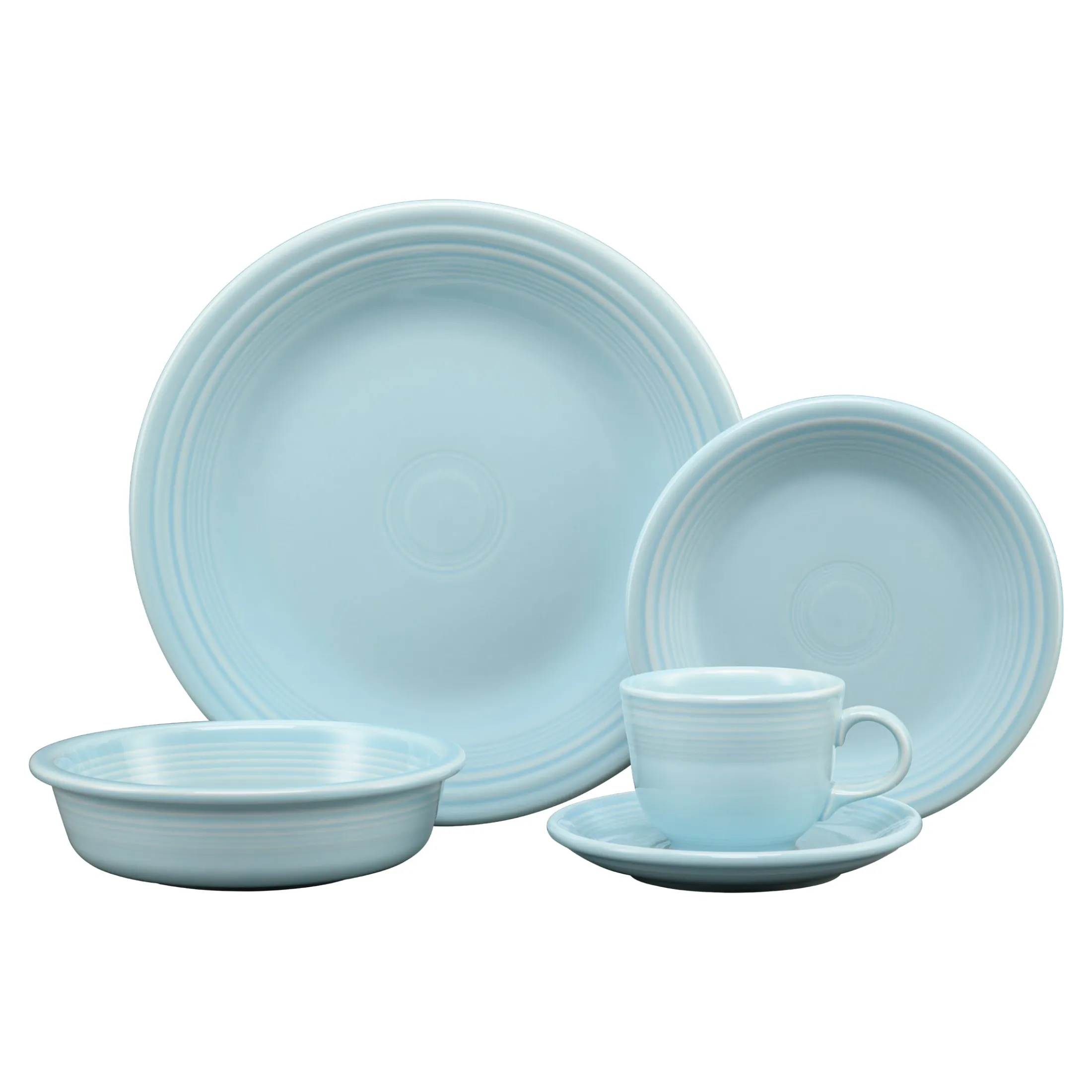 Classic Rim 5-Piece Place Setting, Service for 1