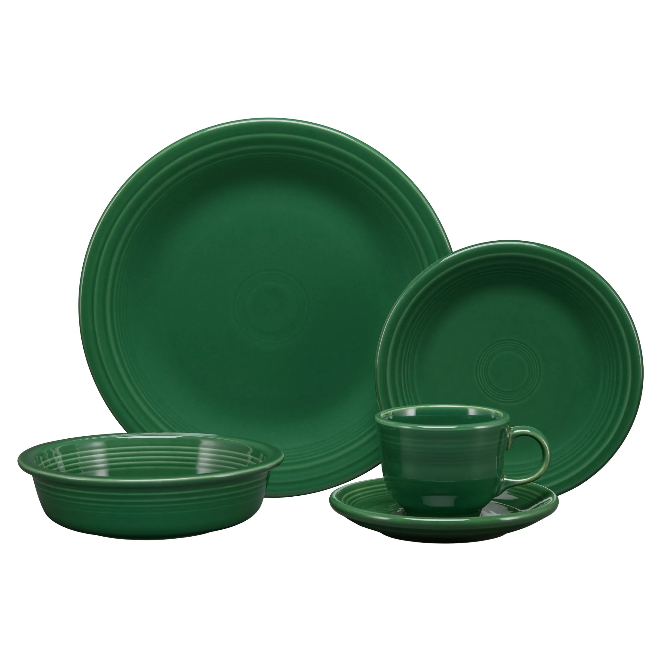 Classic Rim 5-Piece Place Setting, Service for 1