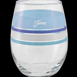 Coastal Blues 15 oz. Edgeline Stemless Wine – Set of 4