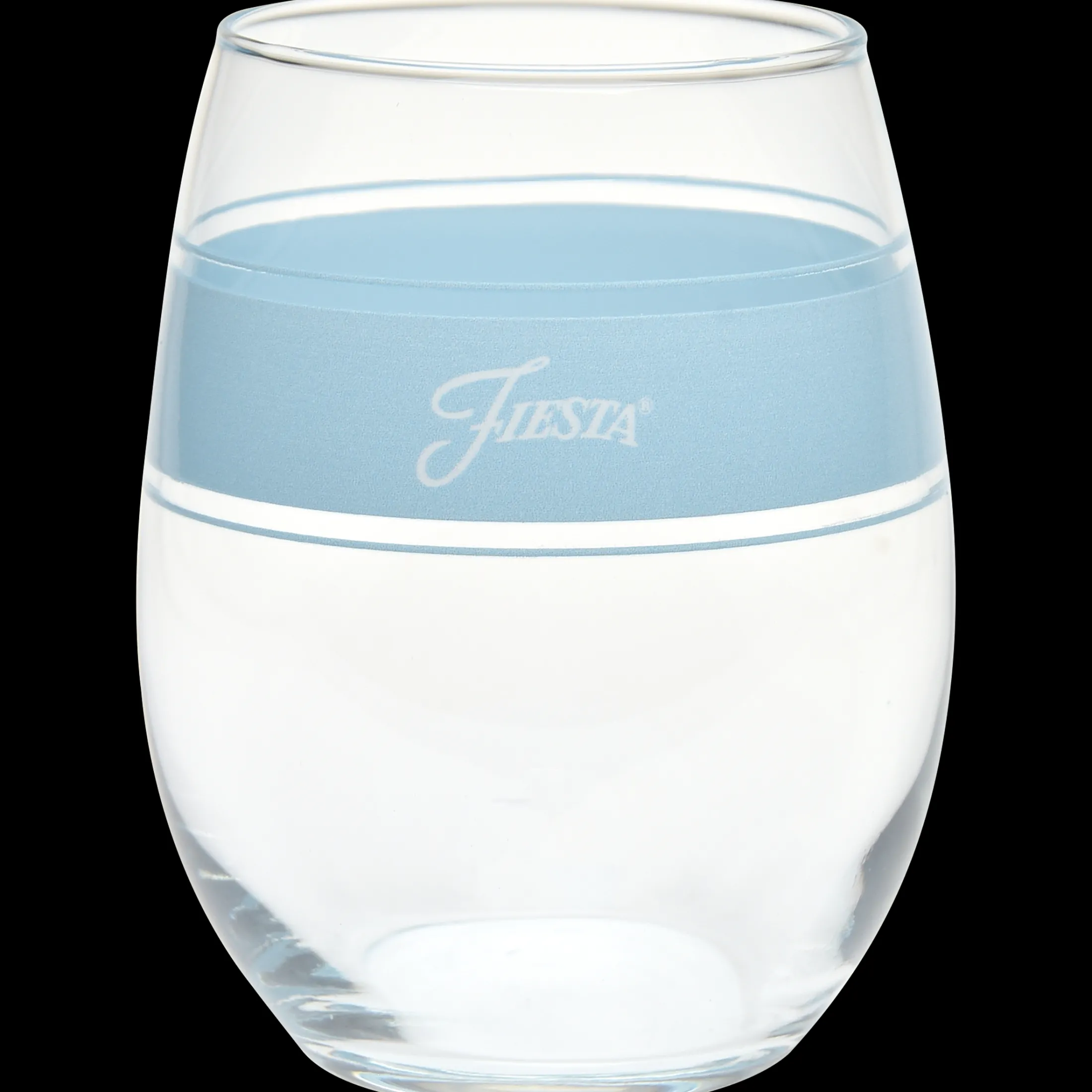 Coastal Blues 15 oz. Frame Stemless Wine Mixed Color – Set of 4