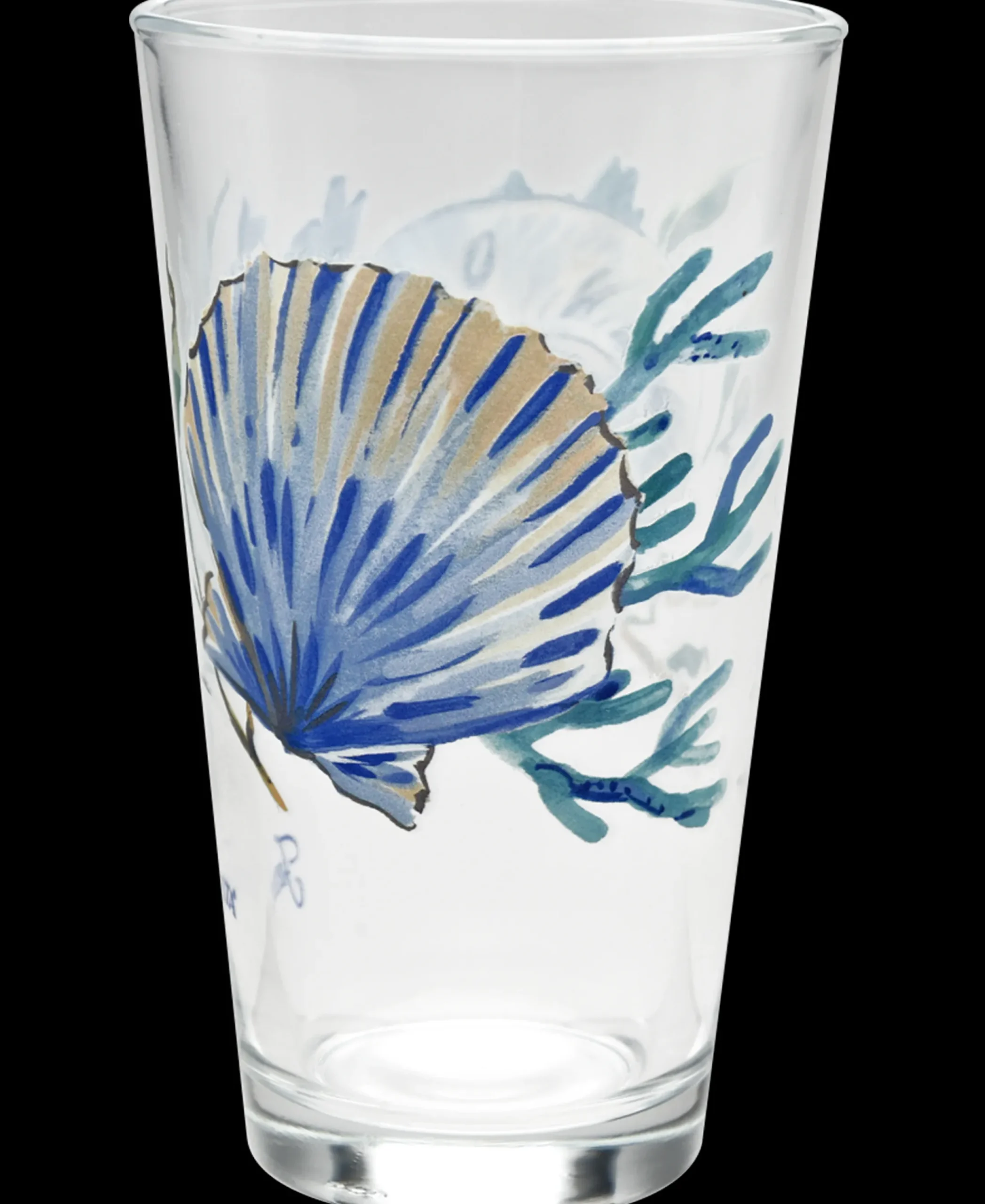Coastal Shores 16 oz. Cooler Glass - Set of 4