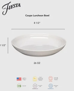 Coupe 8 1/2 Inch Luncheon Bowl 26 OZ