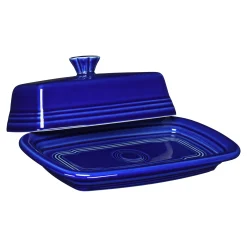 Extra Large Covered Butter Dish 8 1/8 Inch x 5 1/8 Inch