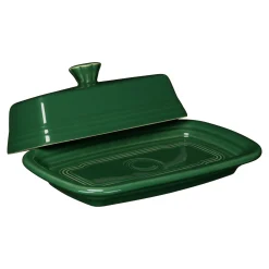 Extra Large Covered Butter Dish 8 1/8 Inch x 5 1/8 Inch