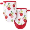 Falling Strawberries 4-Pack Oven Mitt Set