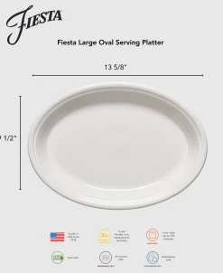 Fiesta 13 5/8 Inch Large Oval Serving Platter