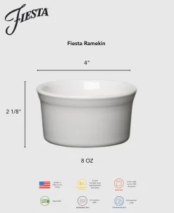 Fiesta 8 OZ Ramekin 4 Inch