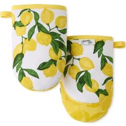 Fiesta Lemon Vine 4-Pack Oven Mitt Set