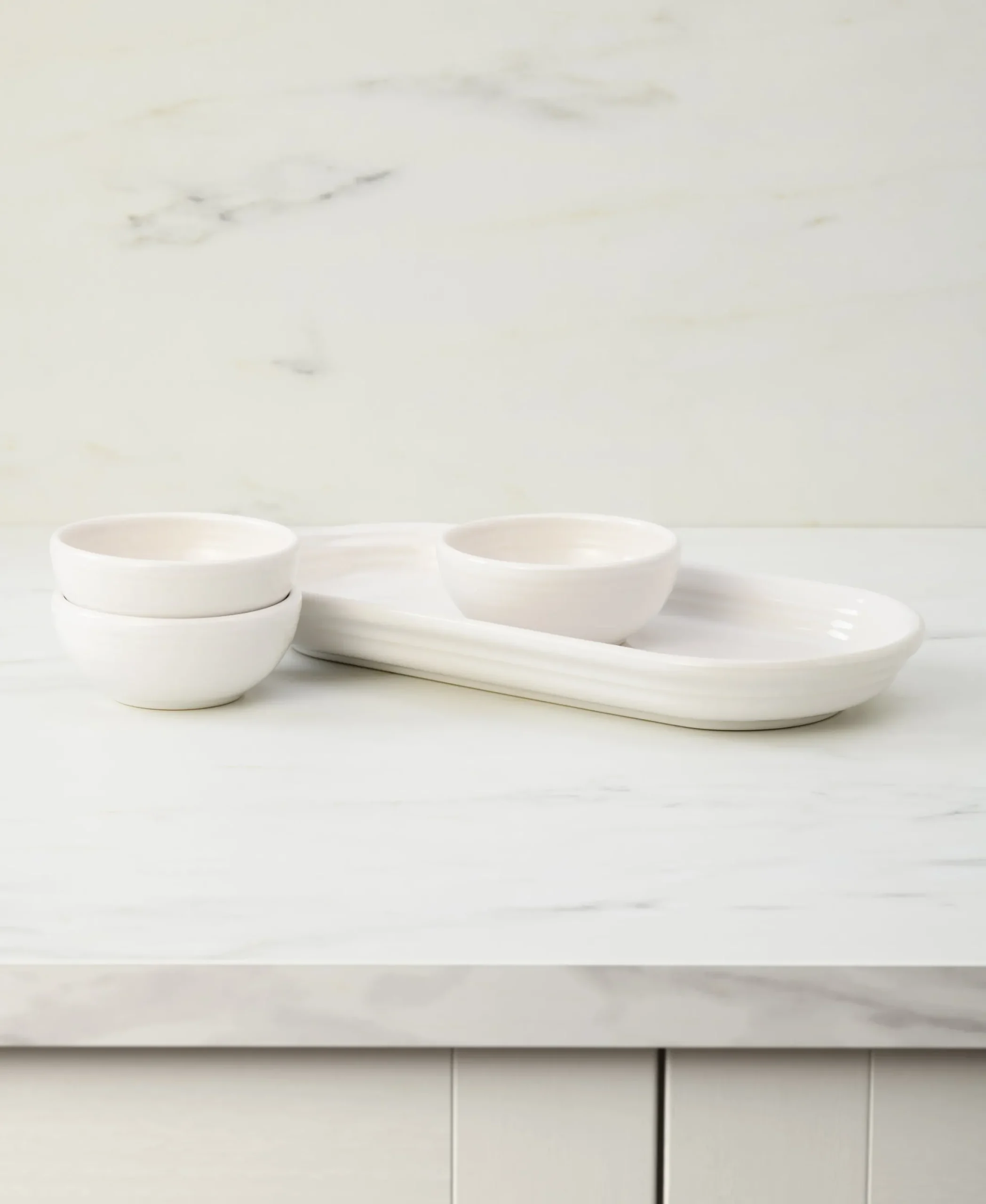 Fiesta 4-Piece Condiment Set White