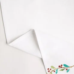 Holly Berry Christmas Border Napkin Set of 4