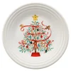 Holly Berry Christmas Tree Classic Rim 9 Inch Luncheon Plate
