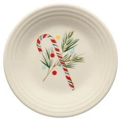 Jolly Christmas Candy Cane Classic Rim 9 Inch Luncheon Plate