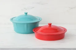 Large 10 Inch Round Covered Casserole 2.8 Quart