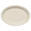 Linen 13 5/8 Inch Large Oval Serving Platter