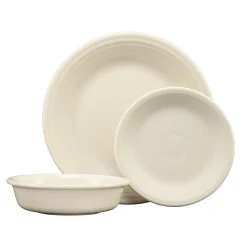 Linen Classic Rim 3-Piece Place Setting, Service for 1