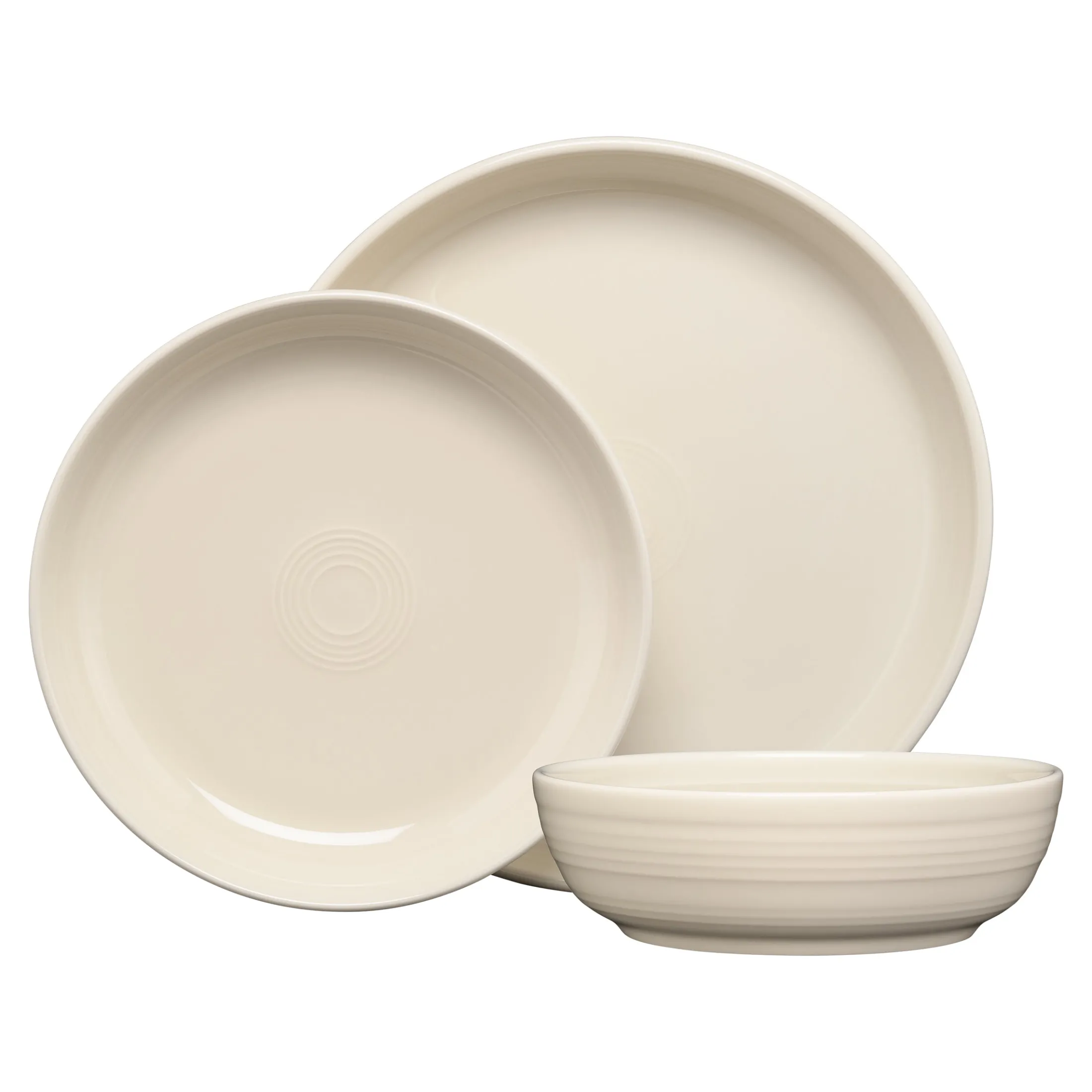 Linen Coupe Bowl 3-Piece Place Setting