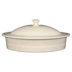 Linen Small 10 Inch Round Covered Casserole 1.4 Quart