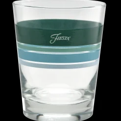 Mixed Aegean 15 oz. Edgeline Tapered Double Old Fashion - Set of 4