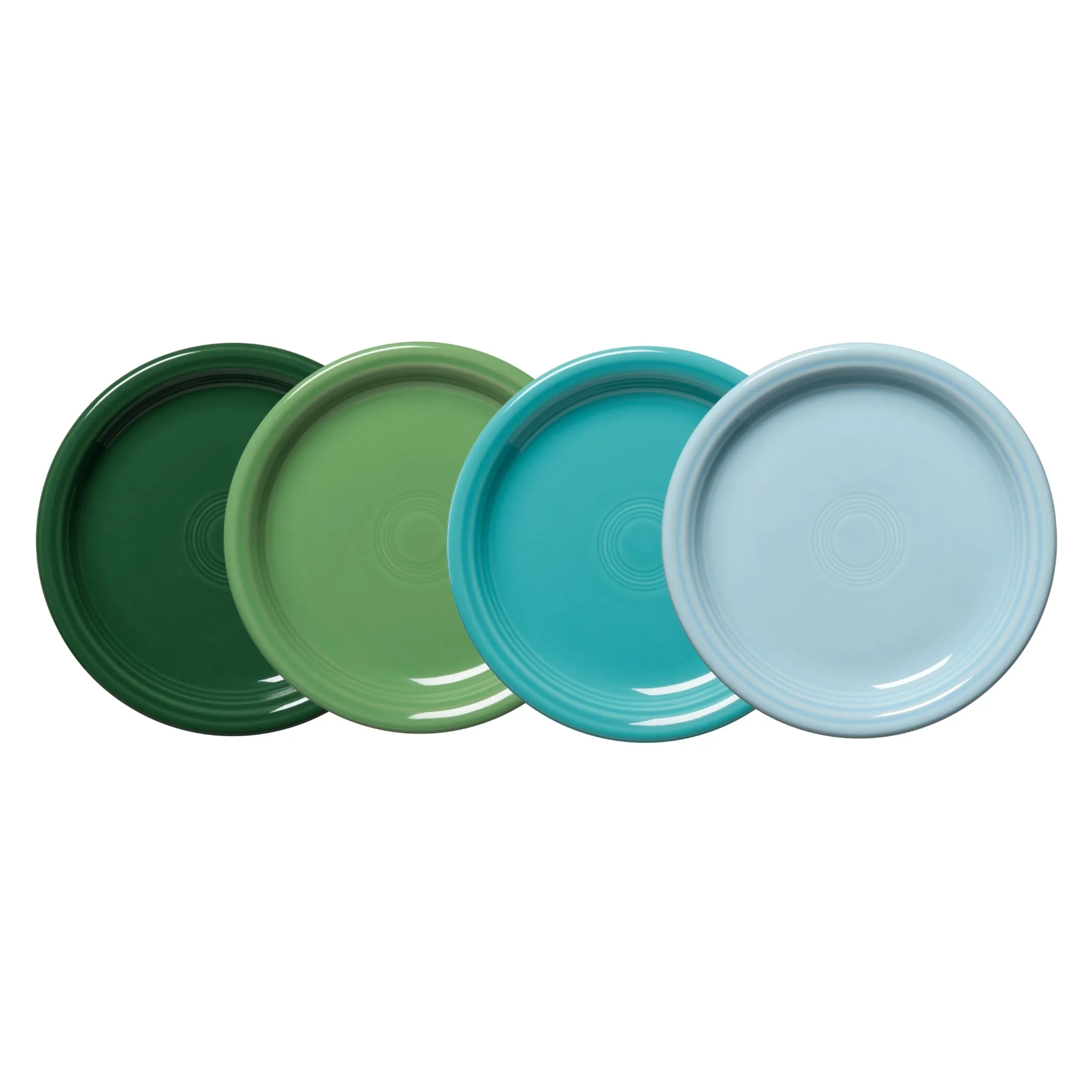 Mixed Aegean Bistro Coupe 7 1/4 Inch Salad Plate, Set of 4