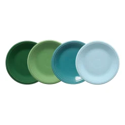 Mixed Aegean Classic Rim 7 1/4 Inch Salad Plate, Set of 4