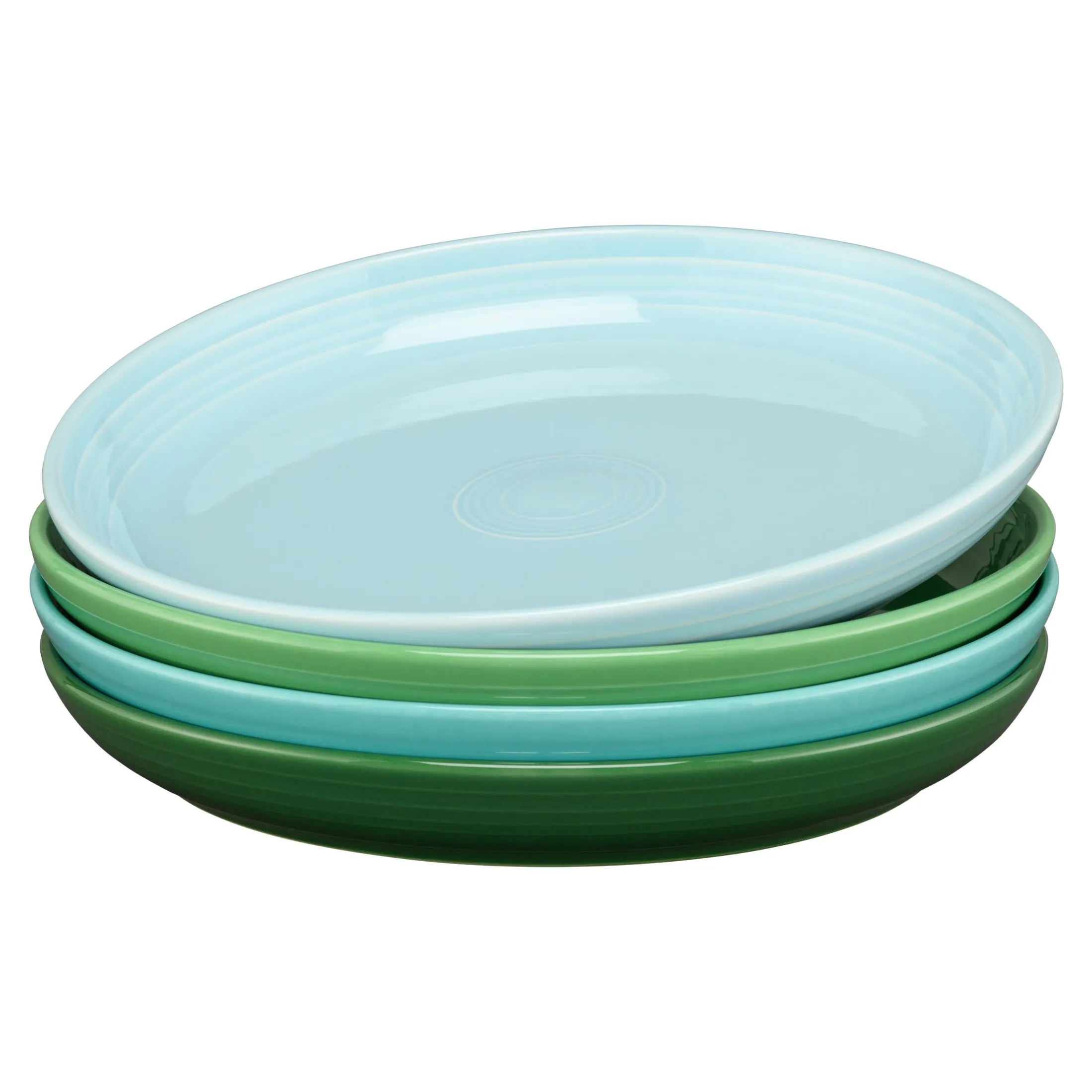 Mixed Aegean Coupe 10 3/8 Inch Dinner Bowls 40 OZ, Set of 4