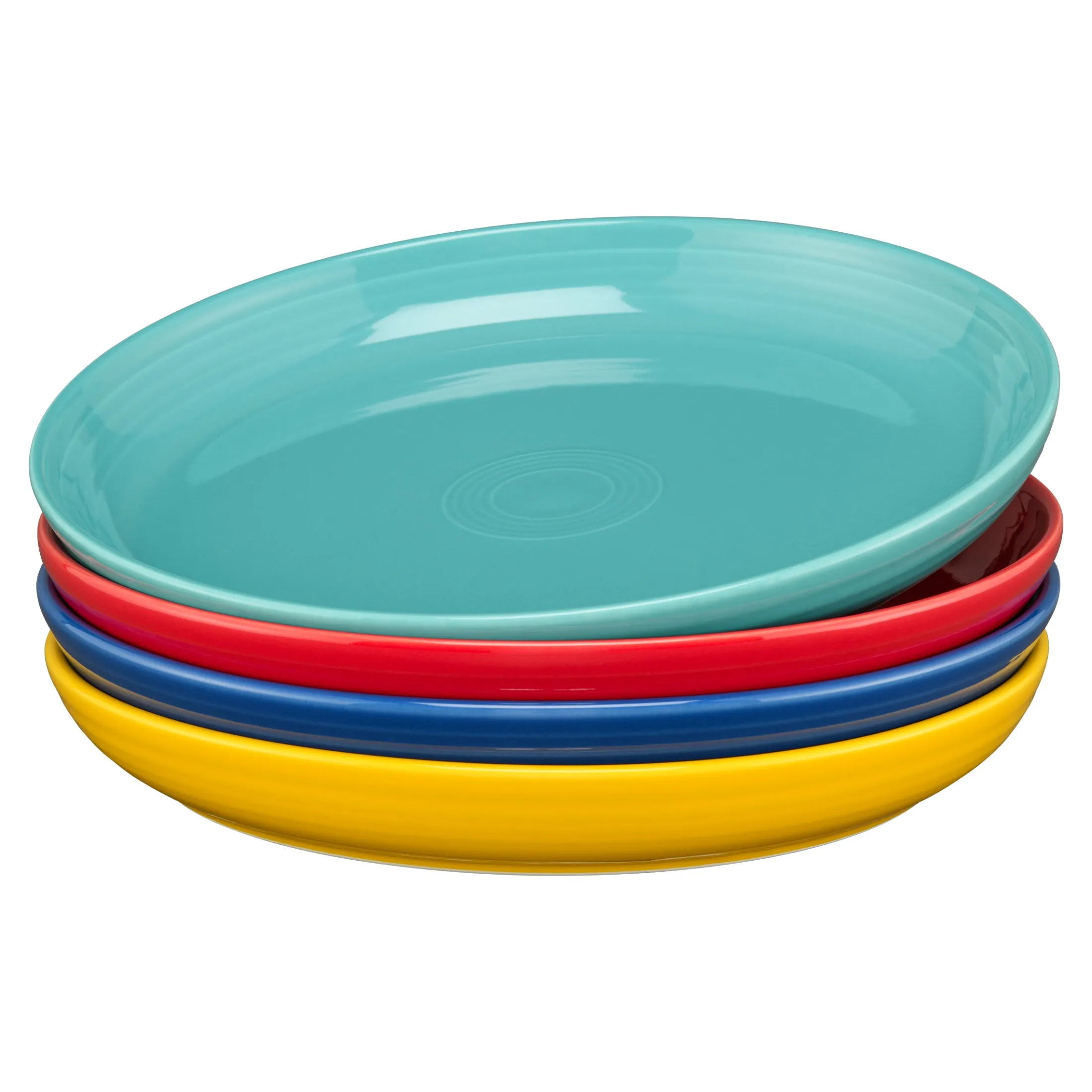 Mixed Vibrant Coupe 10 3/8 Inch Dinner Bowl 40 OZ, Set of 4